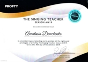 The Singing Teacher Season AW19