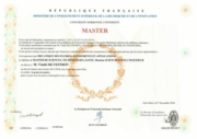 Master diploma engineer (Paris)