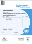 TEFL certificate