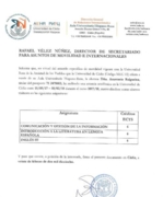 Диплом о прохождении стажировки в Университете Кадиса, Испания