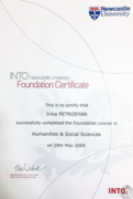 Newcastle University Foundation Certificate