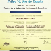 PhD diploma