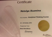 Analytical thinking course