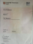 Кэмбреджский сертификат TKT Module 1