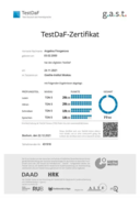 TestDaF-Zertifikat (C2)