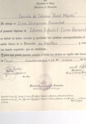 El Diploma de Escuela de Idiama "Jose Marti"