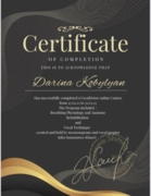 Сертификат, курс VocalDetox