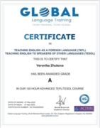 Certificate TESOL/TEFL