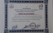 Сертификат успешного прохождения лнгвистической стажировки по турецкому B2