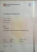 Сертификат Teaching Knowledge Test Module 2 (TKT Module 2)